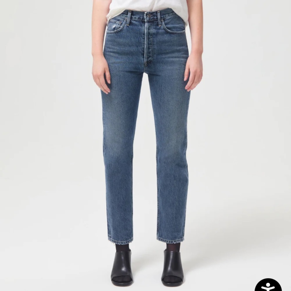 AGOLDE '90S Pinch Waist Straight Leg Jeans (Portrait)